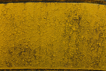 yellow painted 