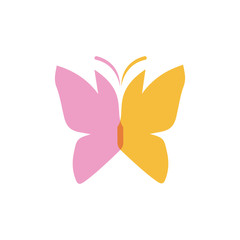 Fototapeta premium Beauty Butterfly Logo Template Vector icon design