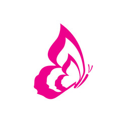 Beauty Butterfly Logo Template Vector icon design