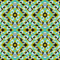 Yellow Leopard Animal Vector Seamless Pattern © Natallia