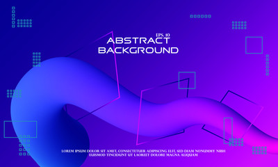 Abstract Blend And Geometric Background Vector for banner, wallpaper, infographic, commercial, ads, cover, and more.