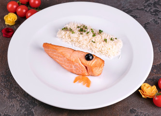 salmon with lemon and rosemary