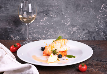 salmon with lemon and rosemary