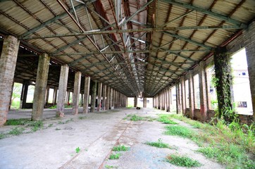 Workshops and old warehouses of the Antioquia railway