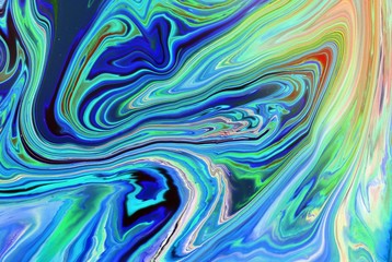 Abstract blue-purple-green marble background.  Nature, the effect of natural stone, marble,...