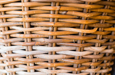 Wooden Wicker Basket