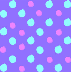 Trendy Fashion Color Polka Dot Pattern
