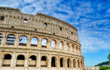 Fototapeta premium The Colosseum located in Rome, Italy.