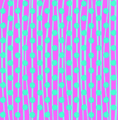 Trendy Fashion Color Polka Dot Pattern