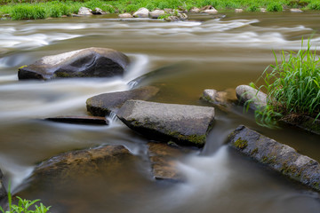 river Sazava near Smrcna, Czech Republic