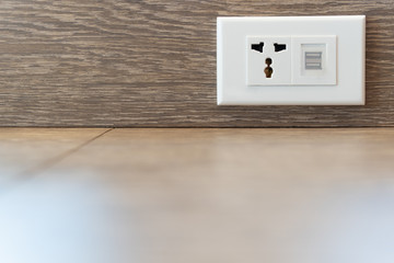 electrical outlet and usb socket port