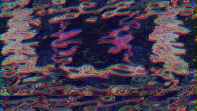 Premium polychrome background. Bad trip effect, Computer generated animation. 