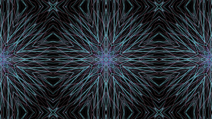 Round abstract geometric pattern. Mandala.