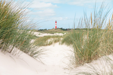 Leuchtturm in den Dünen von Amrum