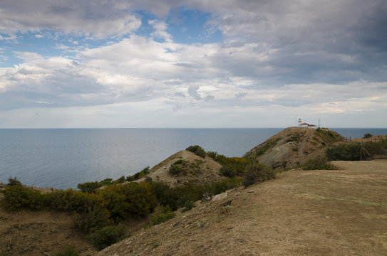 Lighthouse On The Cape Emine In The Early Evening