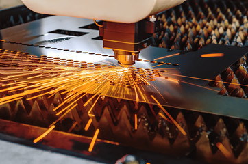 High precision CNC laser cutting metal sheet