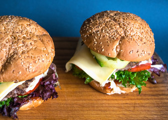  Burger cooking photo