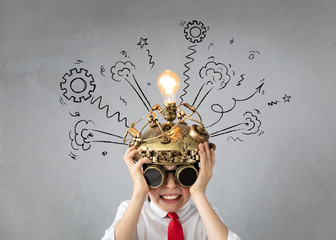 Education, start up and business idea concept