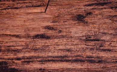 Vintage wood background texture. Natural rustic brown wooden wall or floor. Old wood plank pattern...