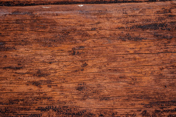 Vintage wood background texture. Natural rustic brown wooden wall or floor. Old wood plank pattern with artistic style and colors.