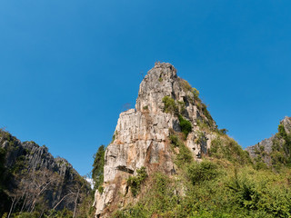Fototapeta na wymiar travel mountain landscape in Asia