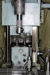 Equipment for the repair of metal parts of machine motors.