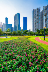 park in city of Guangzhou in China
