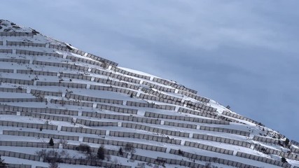 Avalanche protection barriers Arlberg Austria