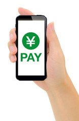 スマートフォンでキャッシュレス決済