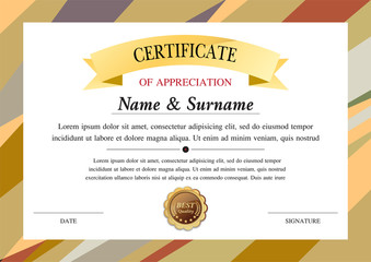 certificate template, warranty
