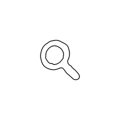 Search icon. File find symbol. Logo design element