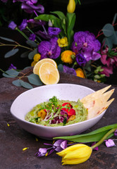 fresh salad in a bowl