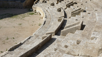 Roman Amphitheatre Lecce at night