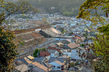 京都市山科区の都市景観