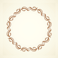 Vignette. Vector drawing