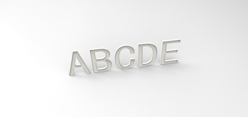 3D font 