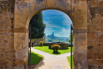 Medieval village of Tuscania Viterbo Lazio Italy