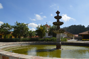 fountain in park