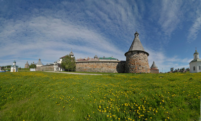 The Solovetsky Monastery -  fortified monastery located on the Solovetsky Islands in the White Sea...