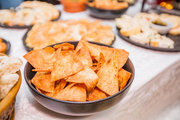 Tasty pastry served restaurant event buffet catering