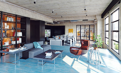 modern office interior,