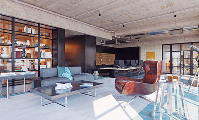 modern office interior,