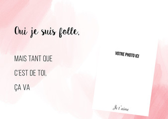 Je suis folle de toi