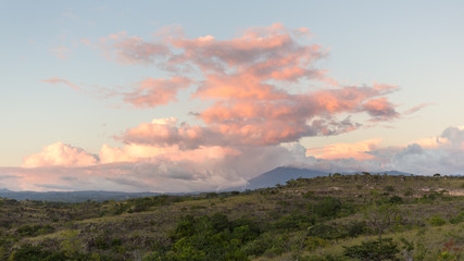 Rincon de la vieja volcano in the late afternoon, Costa Rica