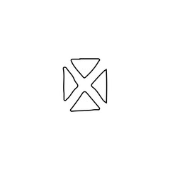 Box icon. Cargo symbol. Logo design element