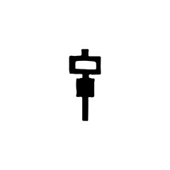 Location icon. Map pin symbol. Logo design element