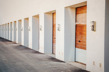 Automatic and convenient garage doors opening for a car