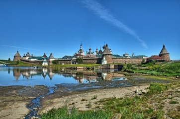 The Solovetsky Monastery -  fortified monastery located on the Solovetsky Islands in the White Sea in northern Russia