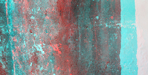 Empty grunge dirty  brush stroke concrete wall. Abstract background.