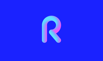 3d gradient letter r,3d letters r logo design,gradient r,3d decorative letters